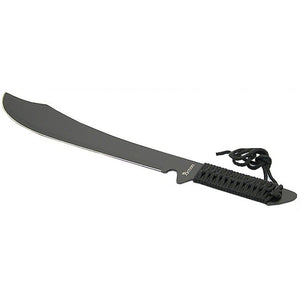 Black Ninja Machete Sword w/Sheath 19" Overall SKU 1781