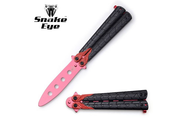 Snake Eye Tactical Practice Butterfly Knife SKU PK-1157RD