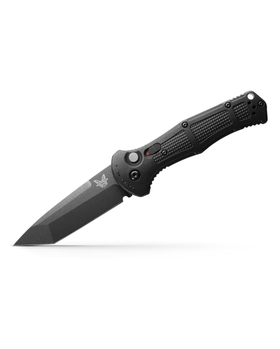 Benchmade Claymore Tanto Automatic Knife Black Grivory SKU 9071BK