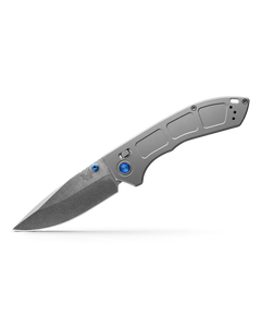 Benchmade Narrows 748 AXIS Lock Knife Gray Titanium SKU 748