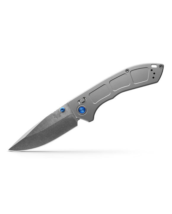 Benchmade Narrows 748 AXIS Lock Knife Gray Titanium SKU 748