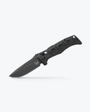 Benchmade Shane Sibert Mini Adamas Automatic Knife Gray CPM-CruWear Tool Steel Blade/Black G10 Handle SKU 2730GY-1