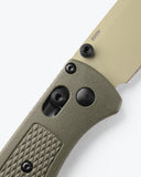 Benchmade Bugout AXIS Lock Knife CPM-S30V Stainless Steel Blade/Dark Olive Grivory Handle SKU 535TN-11