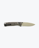 Benchmade Bugout AXIS Lock Knife CPM-S30V Stainless Steel Blade/Dark Olive Grivory Handle SKU 535TN-11