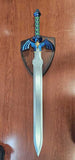 Legend of Zelda Replica Blue Metal Master Sword 42" w/Plaque SKU 709