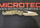 Microtech MSI RAM-LOK Knife Apocalyptic M390MK Stainless-Steel Blade/OD Green Flag Polymer Handle SKU 210T-10APPMODFLAG