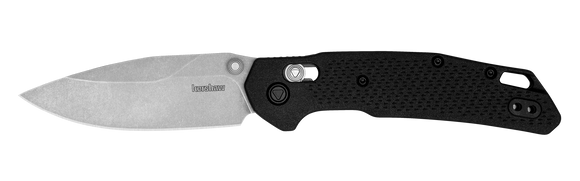 Kershaw Heist Dura Lock Knife Stonewash D2 Tool Steel Blade/Black Nylon Handle SKU 2037/KS2037