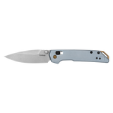 Kershaw Mini Iridium DuraLock Knife Stonewash D2 Steel Blade/Ice Blue 6061-T6 Aluminum Handle SKU 2051