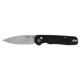 Kershaw Remnant Button Lock Knife Stonewash D2 Stainless-Steel Blade/Black Micarta Handle SKU 2054