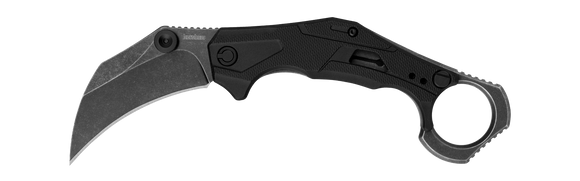 Kershaw Outlier Assisted Karambit Knife Black GRN SKU 2064