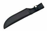 Militant Defender Knife 12" w/Sheath Black Stainless-Steel Blade/Black Handle with Inlayed Compass SKU 210987