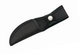 Short Full Tang Skinner Knife w/Sheath Satin Finish Stainless-Steel Blade/Pakkawood Handle SKU 211129