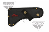 Rite Edge 12" Old Glory Axe w/Sheath 3D Print SS Blade/Black Wood Handle SKU 211572