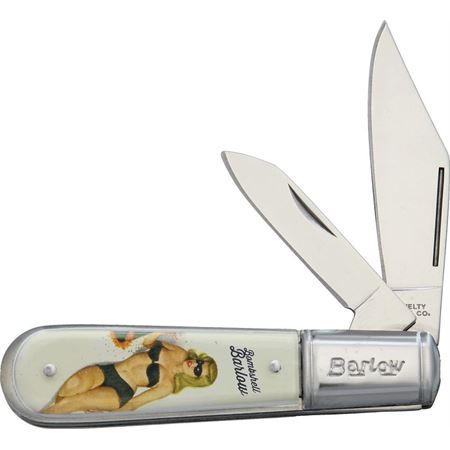 Novelty Bombshell Barlow Folding Pocket Knife SKU NV316