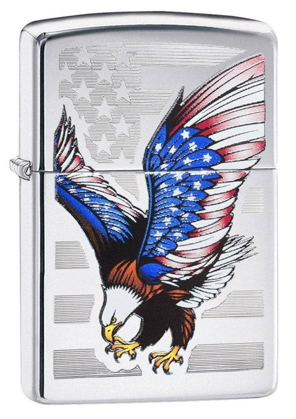 Zippo 250 Eagle Flag Lighter SKU 28449-000003
