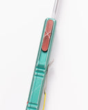 Microtech UTX-85 Bounty Hunter OTF Auto Knife Apocalyptic Drop Point Blade/Green Apocalyptic Alum. Handle SKU 231-10BH