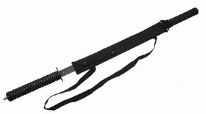2pc 24" Sharp Ninja Black Sword with Sheath SKU 2385