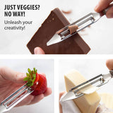 Vegetable Peeler - Silver Handle