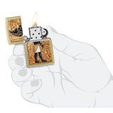 Zippo Guardian of Tombs Street Brass Windproof Lighter