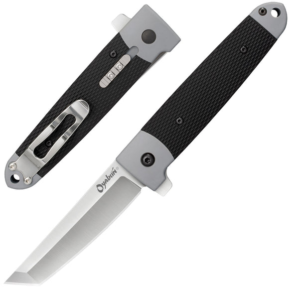 Cold Steel Oyabun Flipper Knife Tanto Blade SKU CS-26T