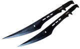 27" Black Ninja 2 Piece Set Sword with Sheath SKU 5055S