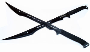 27" Black Ninja 2 Piece Set Sword with Sheath SKU 5055S