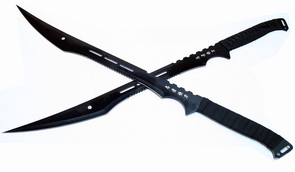 2 Piece Black Ninja Sword Set 27