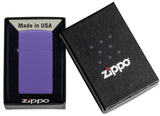 Zippo Slim® Purple Matte Windproof Lighter