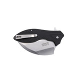 MTech USA Spring Assist Liner Lock Knife Satin Finish 3Cr13MoV Stainless-Steel Blade/Black Aluminum Handle SKU MT-A2007BK