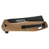 Gerber Fastball Liner Lock Knife Cleaver Coyote SKU 30-001836