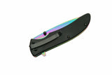 Rite Edge Rainbow Assist Open Folding Knife SKU 300343-RB