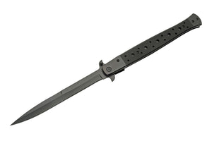 Rite Edge Jumbo Spring Assist Folding Knife Black G10 SKU 300540-BK