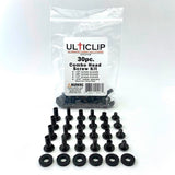 Ulticlip 30 Piece Combo Head Screw Kit SKU DSK30
