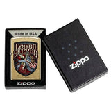Lynyrd Skynyrd Tumbled Brass Lustre Zippo Lighter
