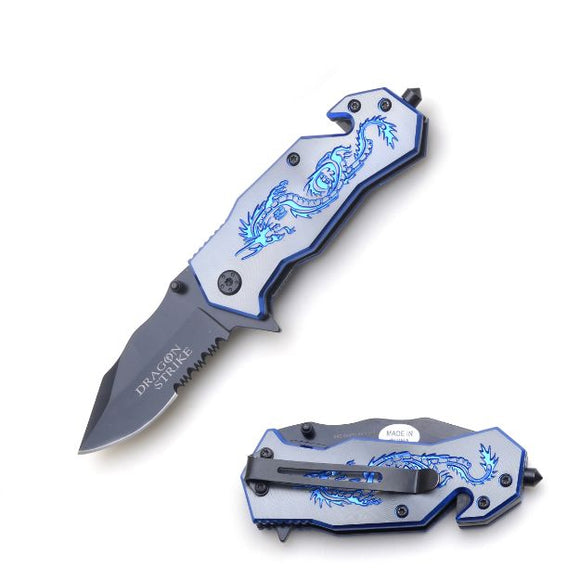 Dragon Strike Spring Assist Rescue Knife 3