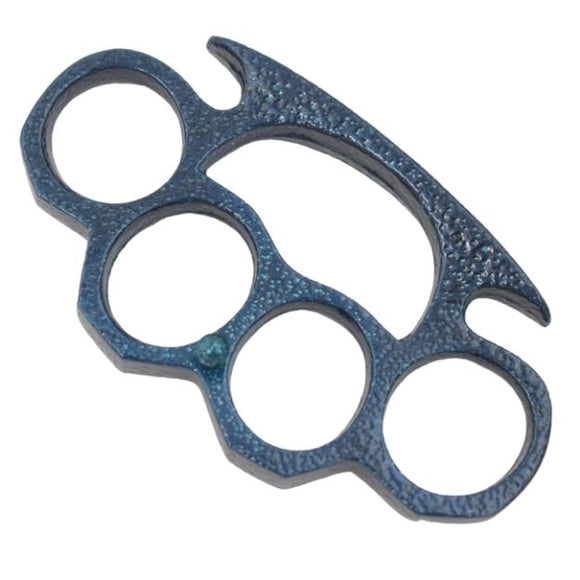 Blue Antique Color Flat Edge Knuckles Belt Buckle/Paperweight SKU: KT-001M-BLA