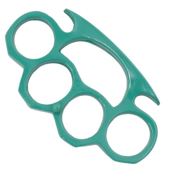 Green Color Flat Edge Knuckles Belt Buckle/Paperweight SKU: KT-001-4GN