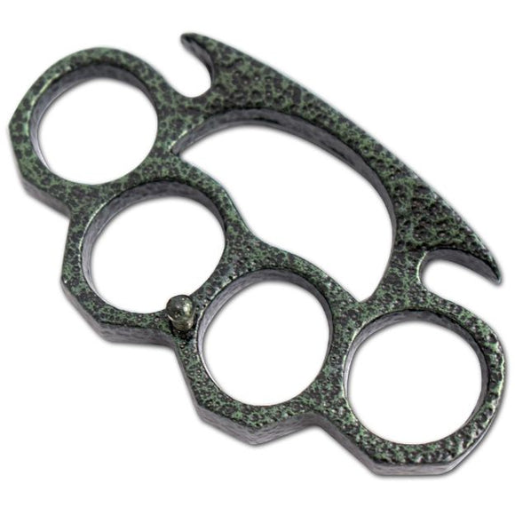 Green Antique Marble Color Flat Edge Knuckles Belt Buckle/Paperweight SKU: KT-001M-GA