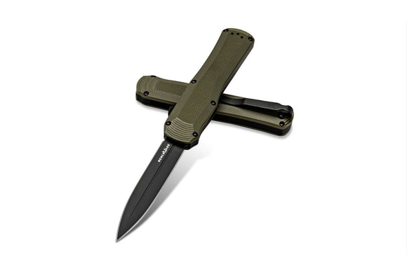 BENCHMADE Autocrat Olive Drab Plain Double Edge Dagger OTF SKU 3400BK-1