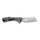 Kershaw Static Cleaver Frame Lock Knife Gray Stainless Steel SKU 3445