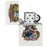 Zippo Megadeth Built for Speed White Matte Windproof Lighter