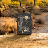 Zippo Western Design High Polish Black Windproof Lighter