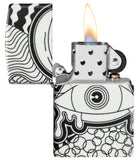 Zippo Vision Test Design Glow in the Dark Windproof Lighter
