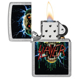 Zippo Slayer Snake Design Street Chrome Windproof Lighter