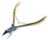 4" Stainless Steel Gold Color Nail Clipper SKU 867-G