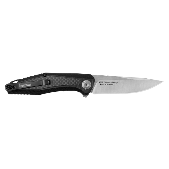 Kershaw Sinkevich Atmos Liner Lock Knife Black G-10/Carbon Fiber SKU 4037