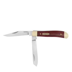 Kershaw Gadsden 2 Blade Slip Joint Folding Knife Red Bone SKU 4381RB
