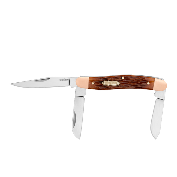 Kershaw Brandywine 3 Blade Slip Joint Folding Knife Jig Bone SKU 4382BJB