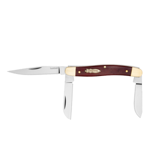 Kershaw Brandywine 3 Blade Slip Joint Folding Knife Red Bone SKU 4382RB