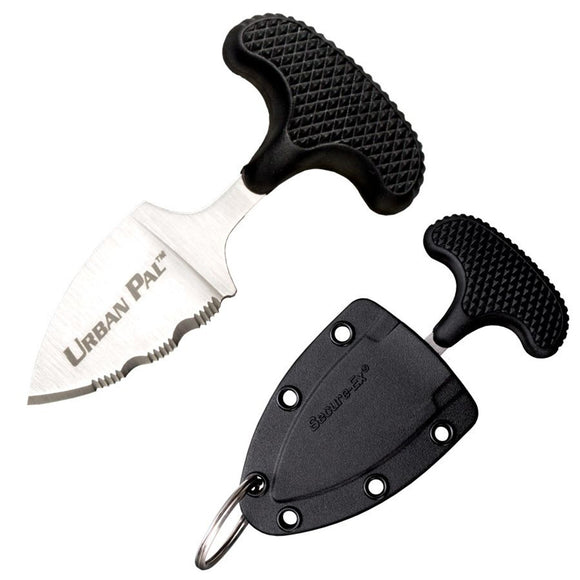 Cold Steel Urban Pal Push Dagger Serrated w/Sheath SKU CS-43LS
